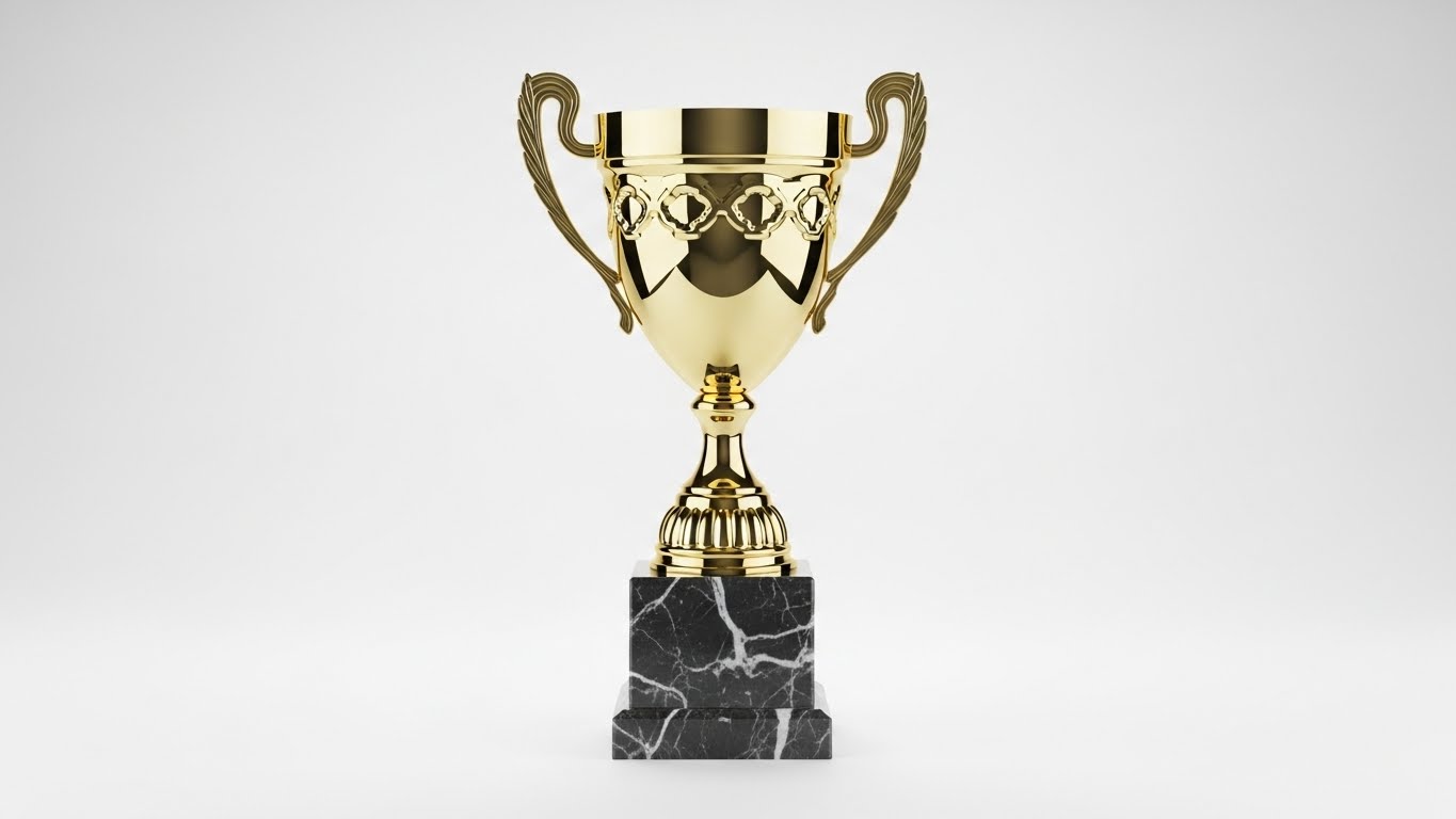 Trophy emas Juarasia model 1